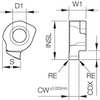 Kyocera Grooving Insert, PVD Carbide GC10R100005PR1535