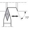 Kyocera Indexable Turning Toolholder SVVCN1212JX11