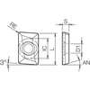 Kyocera Parallelogram Milling Insert XPMT090208PR1535