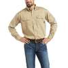 Ariat Flame-Resistant Shirt, Tan, 2XL 10012251