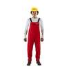 Ansell Bib Overall, Chemical Resistant, Red, 3XL 66-662