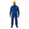 Ansell Coverall, Nomex, Blue, 4XL, Hook-and-Loop 66-677