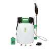 Flowzone 2 1/2 gal Backpack Sprayer, Plastic Tank, Cone, Fan, Jet Spray Pattern, 60 in Hose Length FZVAAG-2.5