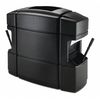 Commercial Zone Products 40 gal Rectangular Trash Can, Black, 34 in Dia, Plastic 758701