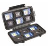 Pelican Memory Card Case, Water Resistant, Blk 009150-0100-110