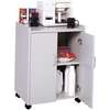 Safco Refreshment Cart, Mobile, Grey 8953GR