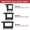 Suncast Commercial Heavy Duty Utility Cart, Plastic, 2 Shelves, 500 lb PUCHD2645