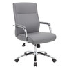 Boss Executive Chair, Fixed, Grey B696C-GY