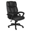 Boss Leather Executive Chair, Loop, Black B8701