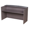 Boss Reception Desk, Driftwood Base, Driftwood Frame, Driftwood N169-DW