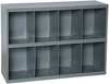 Durham Mfg Pigeonhole Bin Unit, 8 Compartments, 12 in D x 23 7/8 in H x 33 3/4 in W, Steel 396-95