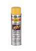 Rust-Oleum Inverted Striping Paint, 18 oz., Yellow, Solvent -Based 2348838