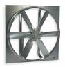 Dayton Standard Duty Exhaust Fan with Motor and Drive Package, 24 in Blade Dia, 115/208-230V AC, 1/2 hp 7CC79