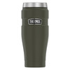 Thermos Stainless Steel Travel Tumbler, 16oz, Army Green, Hot 7 Hrs, Cold 18 Hrs SK1005AG4