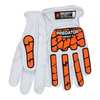 Predator Cut/Impact Resistant Glove, A9, XL, Whi, PR PD43612XL