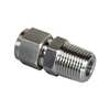 Brennan Industries Instrumentation Fittings, 1/2in MNPT, SS N2404-08-08-SS