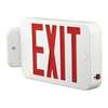 Compass LED Lighted Exit Sign, Wht, Plastic, 7-1/5 CCRG