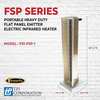 Fostoria Portable Heater, Aluminum, 480V AC P31-FSP-1