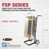 Fostoria Portable Heater, Aluminum, 480V AC P43-FSP-3