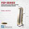 Fostoria Portable Heater, Aluminum, 240V AC H95-FSP-3