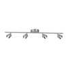 Afx Core 4 Light LED Fixed Rail, Nickel CRRF4450L30SN