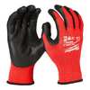 Milwaukee Tool Level 3 Cut Resistant Nitrile Dipped Gloves - 2X-Large (12 pair) 48-22-8934B