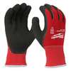 Milwaukee Tool Level 1 Cut Resistant Latex Dipped Insulated Winter Gloves - Small (12 pair) 48-22-8910B