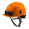 Milwaukee Tool Front Brim Orange Front Brim Vented Safety Helmet - Type 2, Class C, Type 2, Class C 48-73-1332
