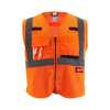 Milwaukee Tool Class 2 High Visibility Orange Mesh Safety Vest - 4X-Large/5X-Large 48-73-5118