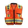 Milwaukee Tool Class 2 Surveyor's High Visibility Orange Safety Vest - Small/Medium 48-73-5165