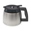 Capresso Silver/Black Pourover 50 oz Thermal Coffee Maker, 10 Cup 435.05