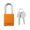 Brady Padlock, 6 Pins, Orange SDAL-ORG-38ST-KD