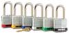 Zoro Select Lockout Padlock, KD, White, 1-1/4"H 1803LHWHT