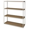 Tennsco Boltless Shelving Unit, 24-5/8"D x 72-5/8"W x 84"H, 4 Shelves, Steel ZV7-7224S-4D SAND