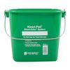 San Jamar Square Cleaning Bucket, Green, Plastic KP196KCGNGR