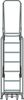 Ballymore 103 in H Steel Rolling Ladder, 7 Steps, 450 lb Load Capacity WA072414X