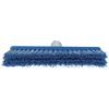 Remco 9 1/2 in Sweep Face Broom Head, Soft, Synthetic, Blue 31043