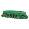 Vikan 10"L Extra Stiff Green Scrub Brush 38922