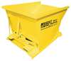 Zoro Select Self Dumping Hopper, 5000 lb., Yellow 26077 YELLOW
