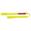 Lift-All Web Sling, Type 3, 10 ft L, 1 in W, Nylon, Yellow EE1601NFX10