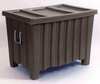 Myton Industries Black Bulk Container, Plastic, 14 cu ft Volume Capacity MTE-1XLBLACK