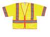 Kishigo Medium Class 3 High Visibility Vest, Lime 1242-M