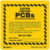Brady Chemical Label, 2 In. H, Polyester, PK100 F98LS