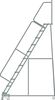 Ballymore 143 in H Steel Rolling Ladder, 11 Steps, 450 lb Load Capacity 113214XSU