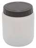 Dynalon HDPE CYLNDRCL JAR W/CAP 1000ML, PK10 226415-1000