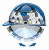 Fibre-Metal By Honeywell Front Brim Hard Hat, Type 1, Class E, Ratchet (8-Point), White E2RW01A000