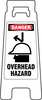 Safety Sign Two Sided Floor Stand Sign, 24 3/8 in Height, Plastic 28955