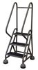 Cotterman 57 in H Steel Rolling Ladder, 3 Steps, 450 lb Load Capacity ST-301 A2 C1 P5