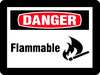 Electromark Danger Sign, 10 in Height, 14 in Width, Fiberglass, English 32673