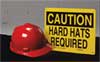 Accuform Caution Sign, 7 in Height, 10 in Width, Vinyl, Vertical Rectangle, English MPPE795VS